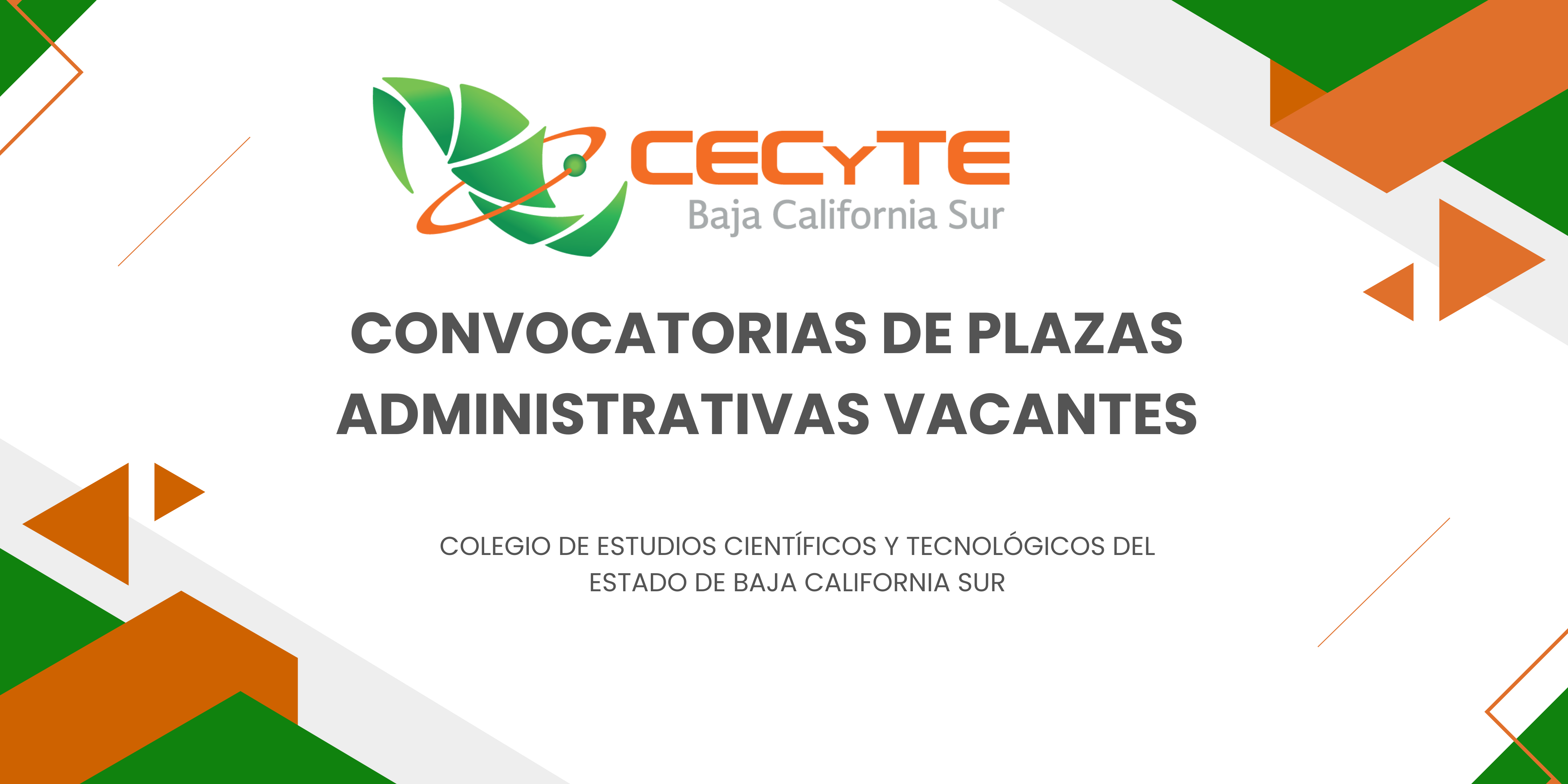 Convocatoria de plazas administrativas vacantes